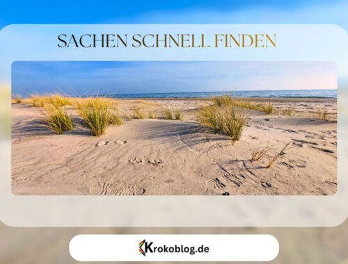 sachen schnell finden